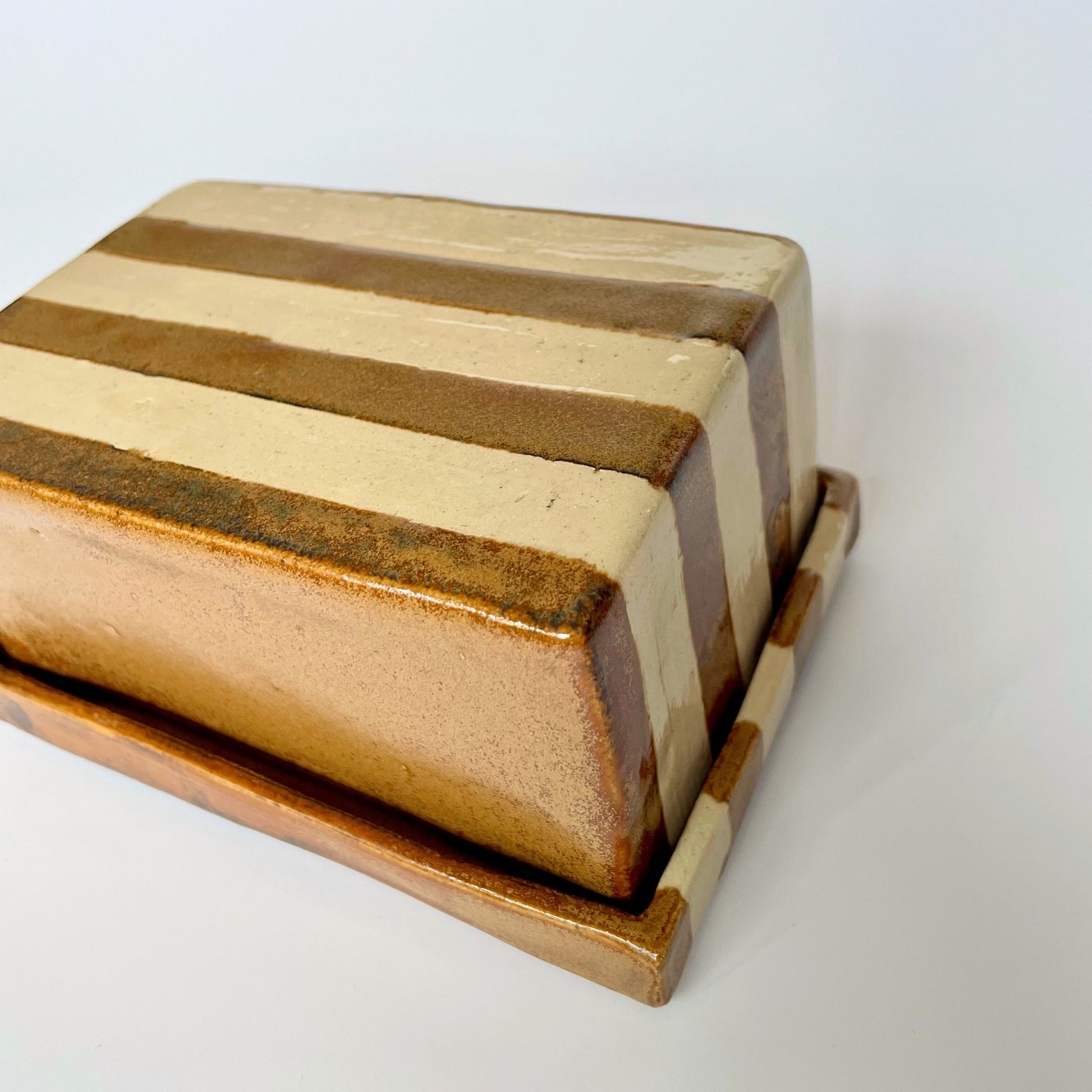 Stripes Butter Dish - Philippine Potier - Keracult