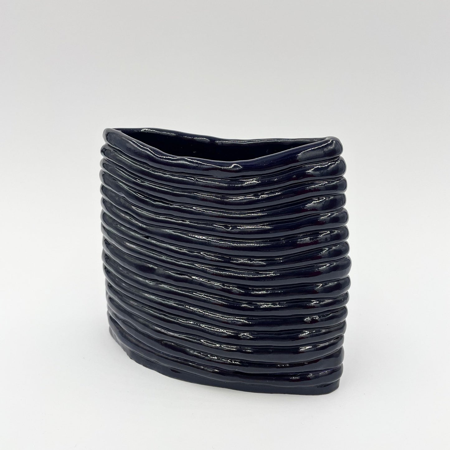 Blue coil Vase - Lily Teitelbaum - Keracult