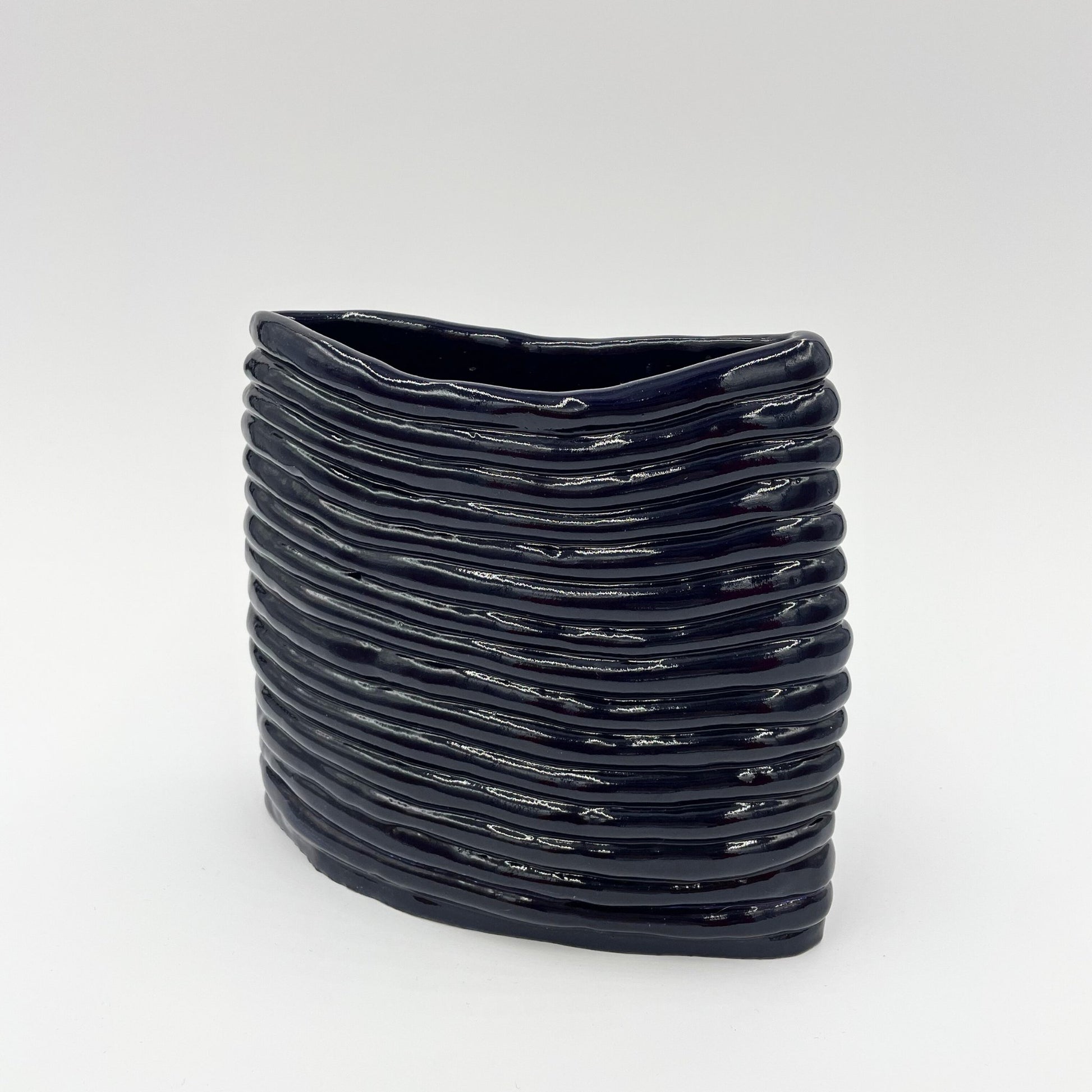 Blue coil Vase - Lily Teitelbaum - Keracult