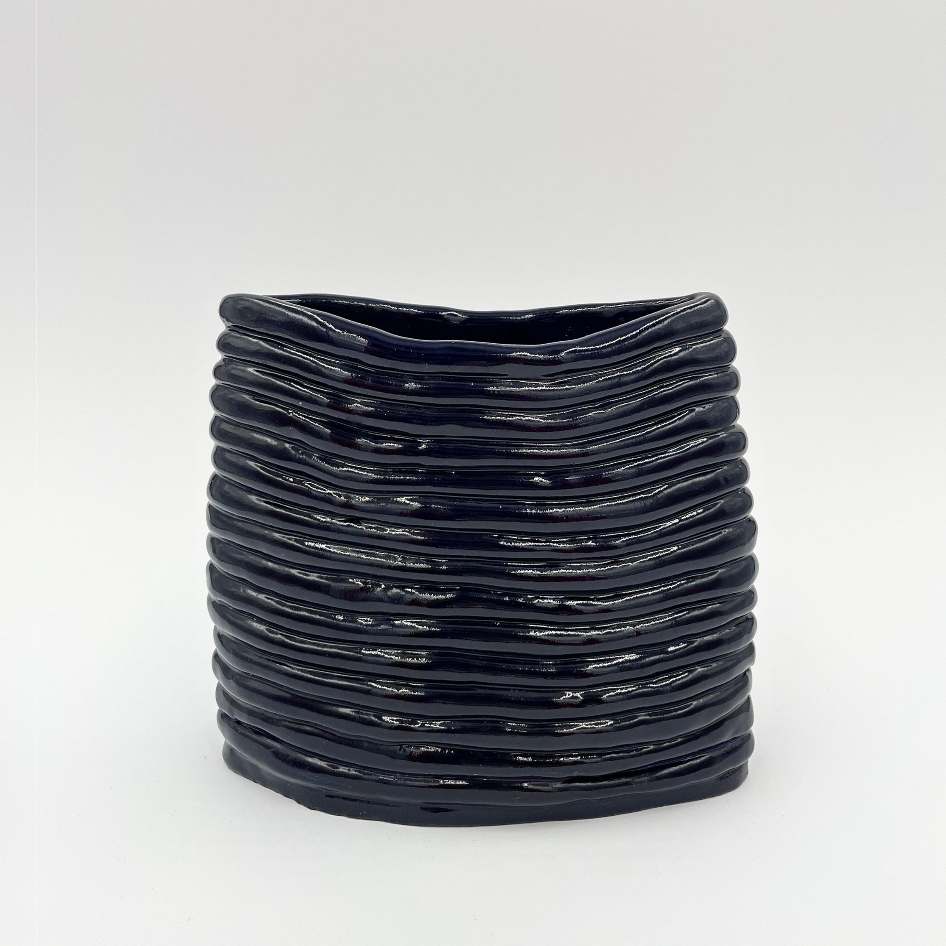 Blue coil Vase - Lily Teitelbaum - Keracult