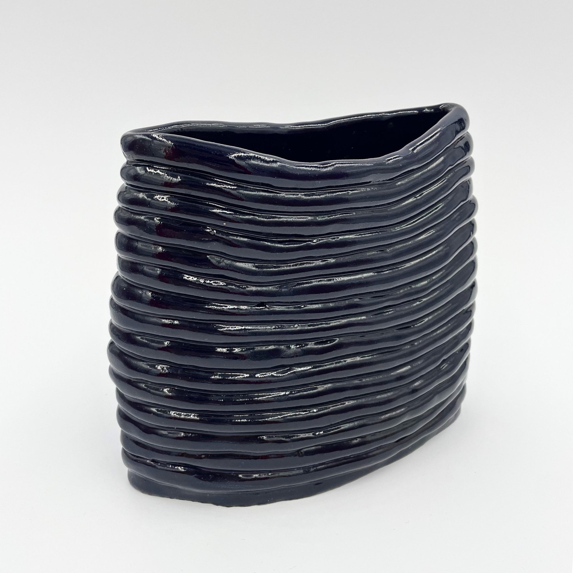 Blue coil Vase - Lily Teitelbaum - Keracult