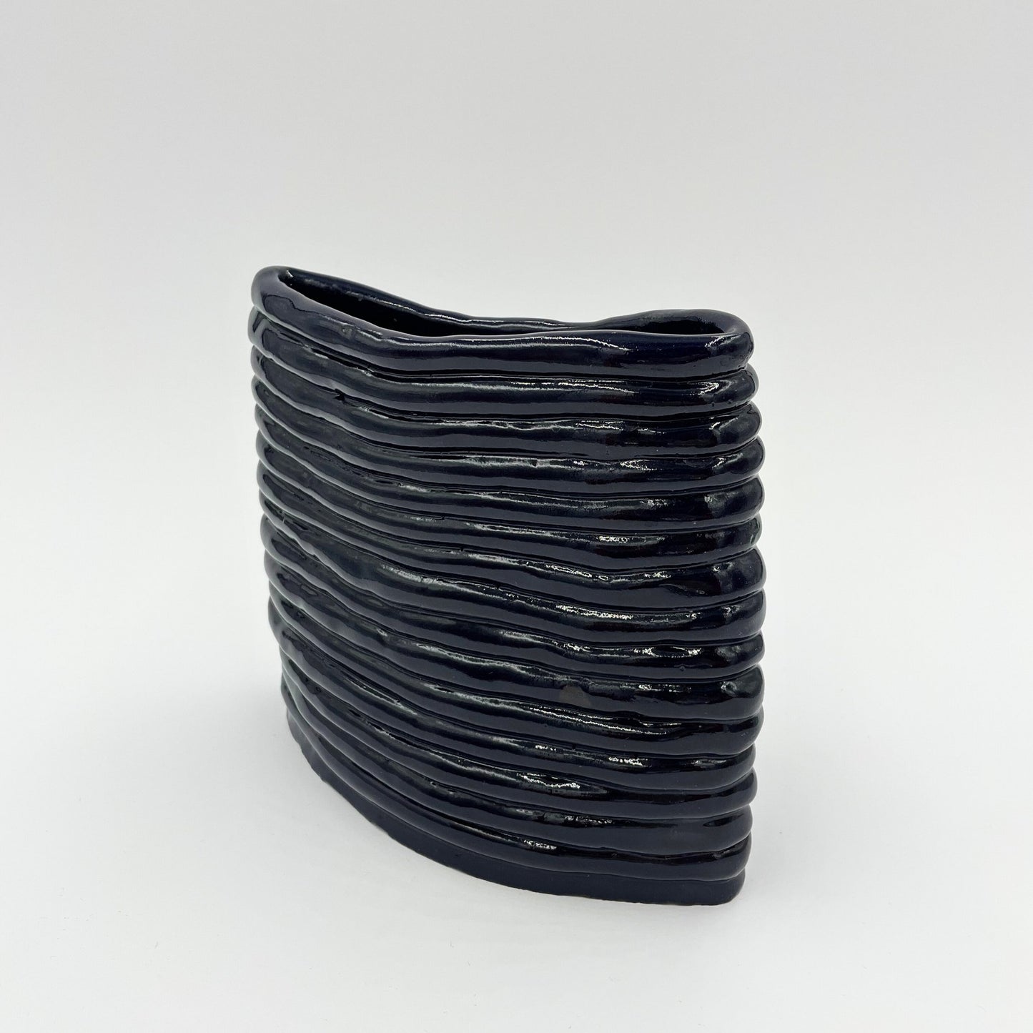 Blue coil Vase - Lily Teitelbaum - Keracult