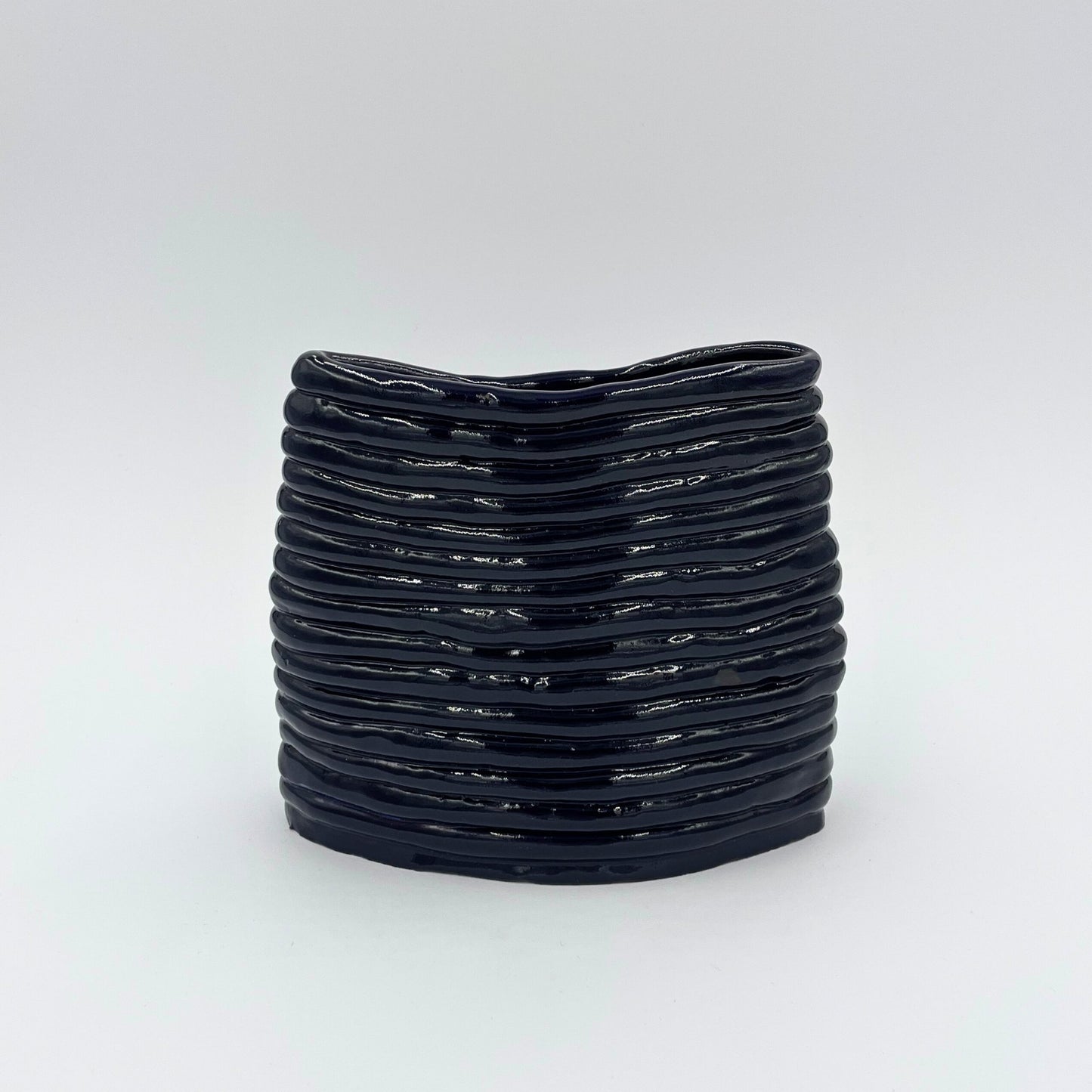 Blue coil Vase - Lily Teitelbaum - Keracult