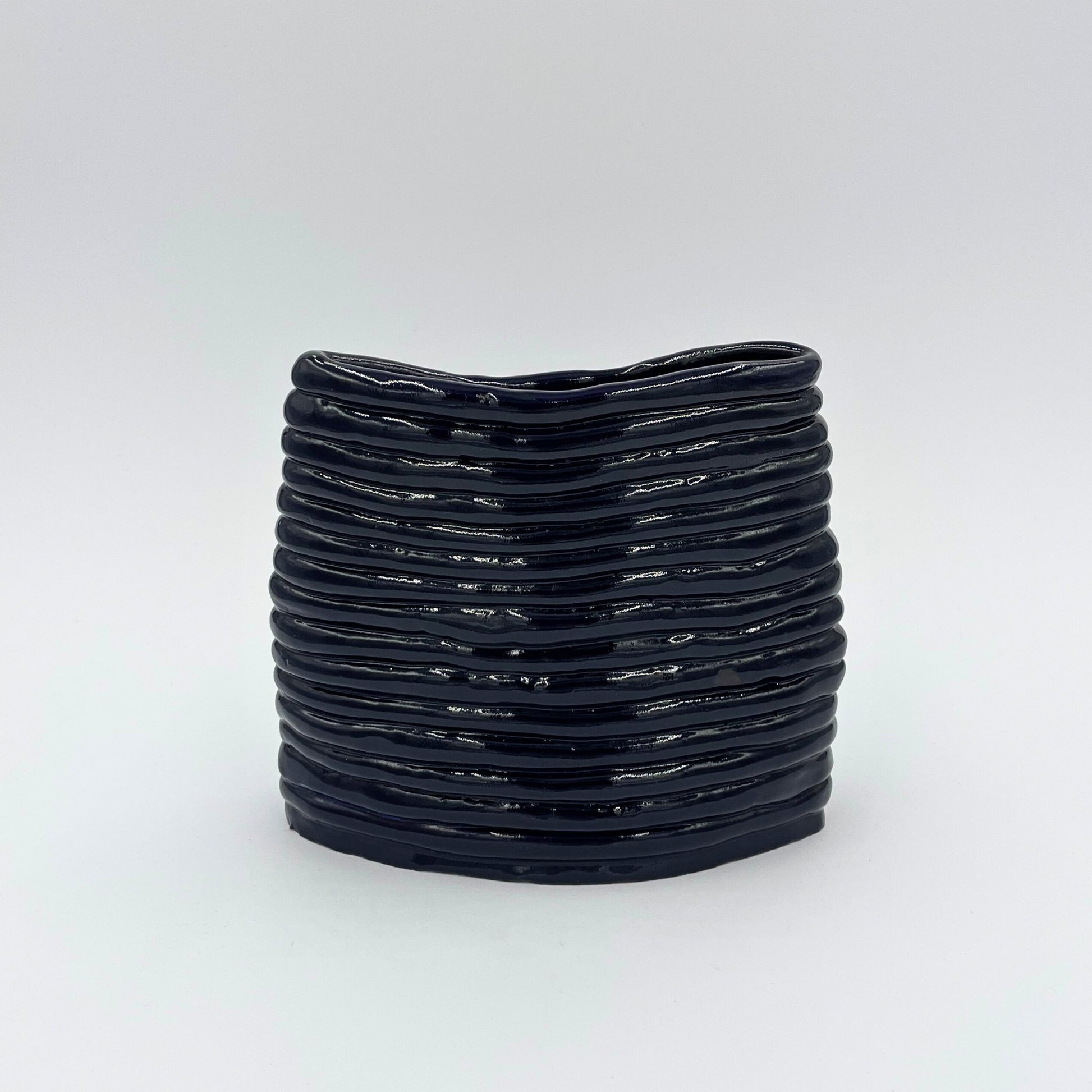 Blue coil Vase - Lily Teitelbaum - Keracult