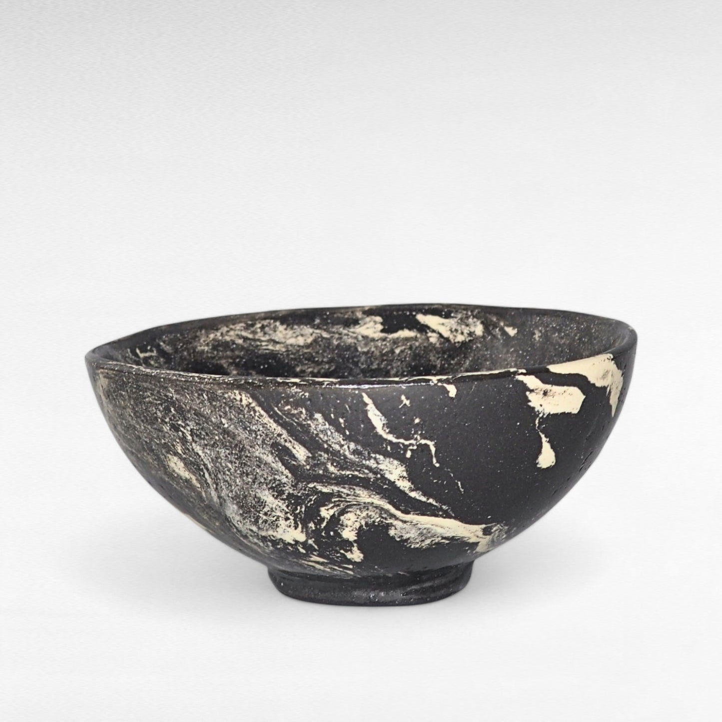 Schwarze Marmor-Schüssel