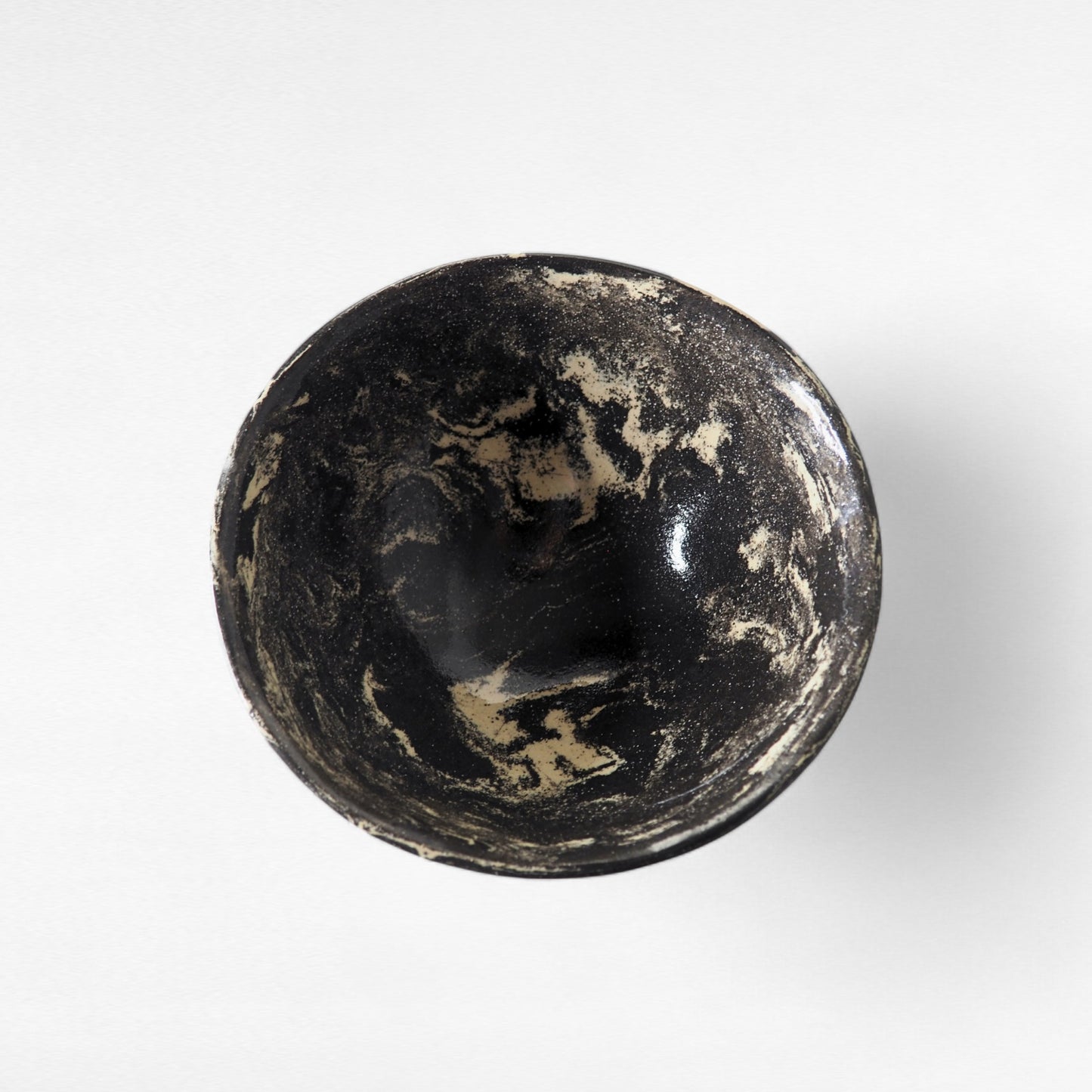 Schwarze Marmor-Schüssel