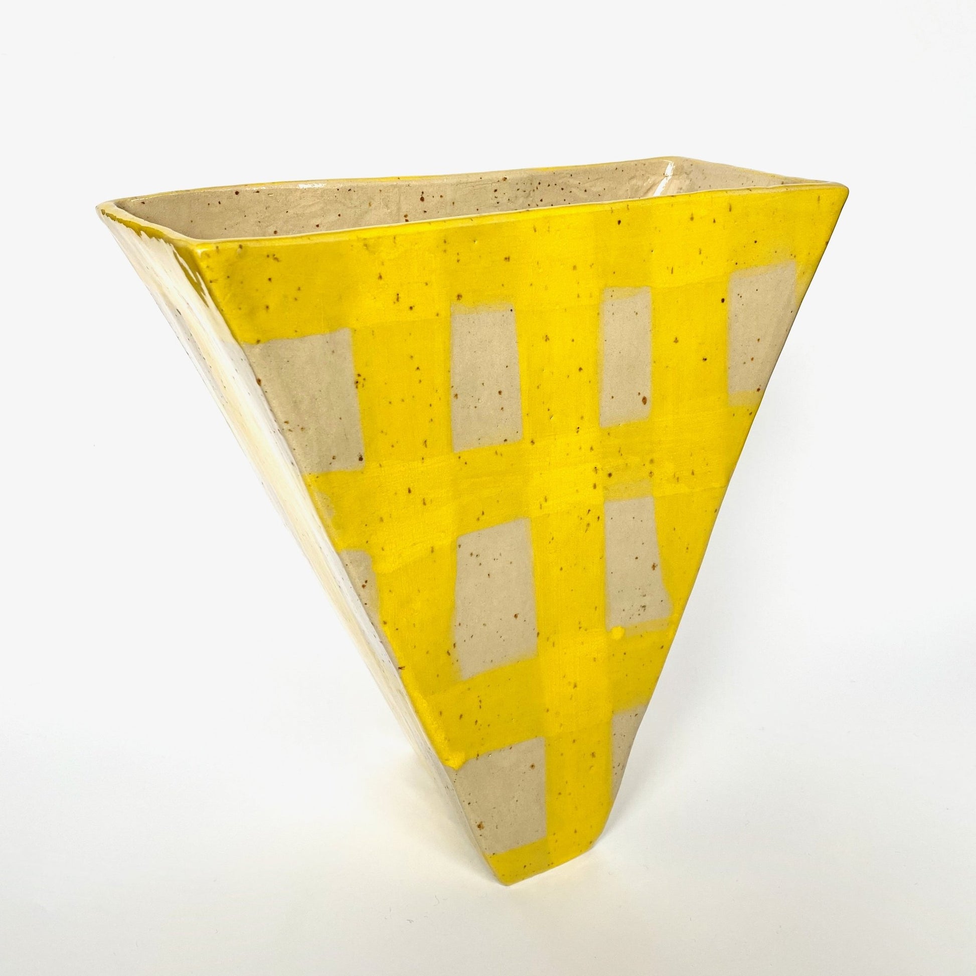 Yellow Triangle Vase - Philippine Potier - Keracult