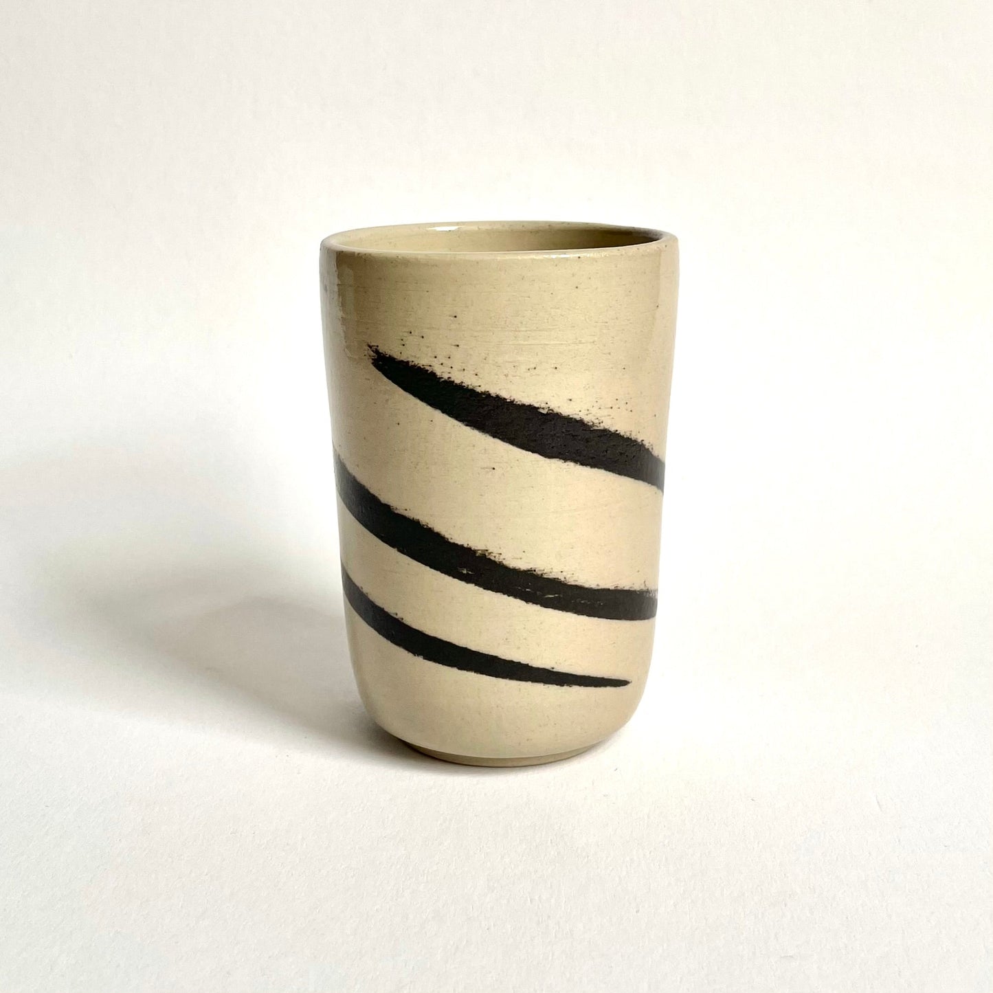 Tall Neriage Cup Black - Yaay Ceramics - Keracult