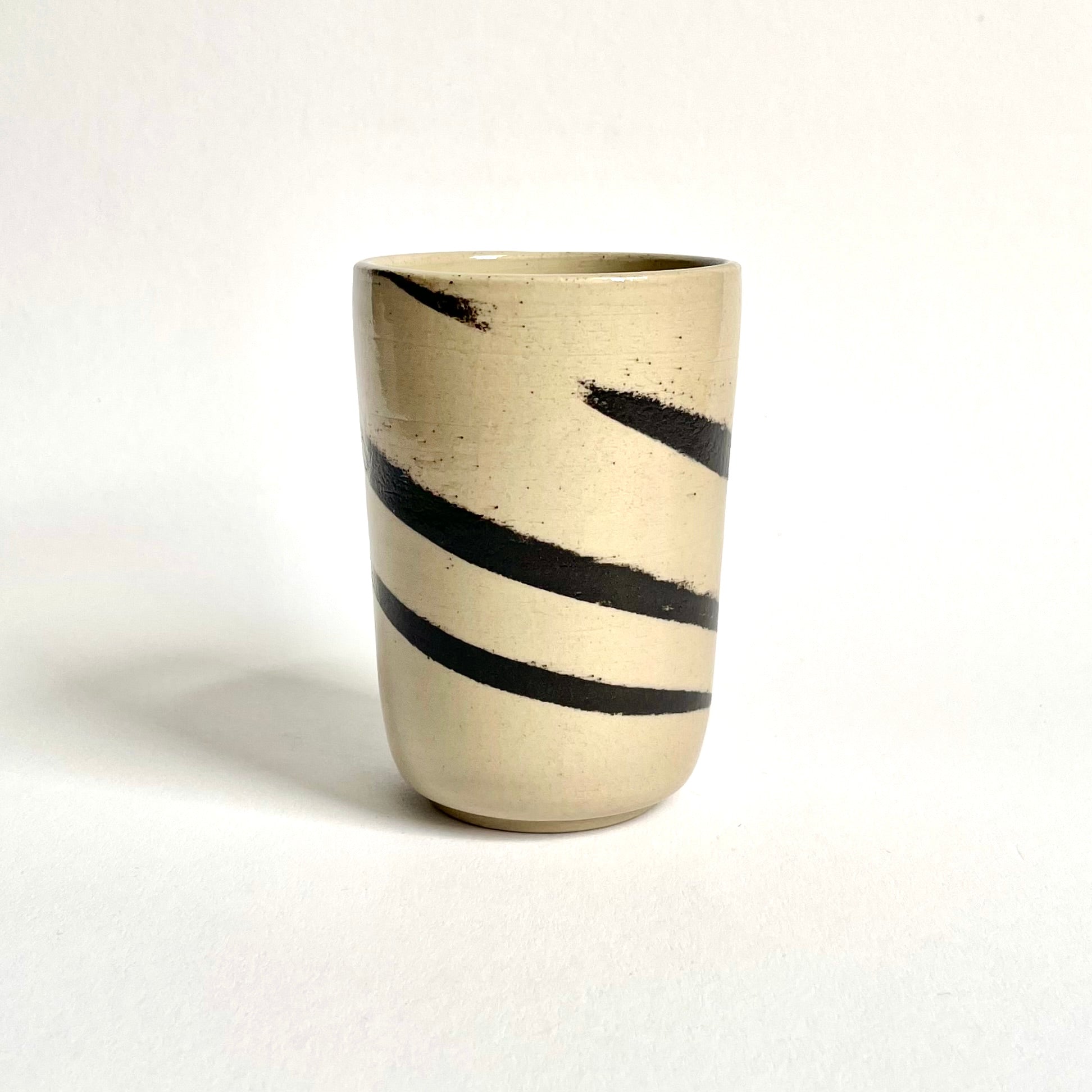 Tall Neriage Cup Black - Yaay Ceramics - Keracult