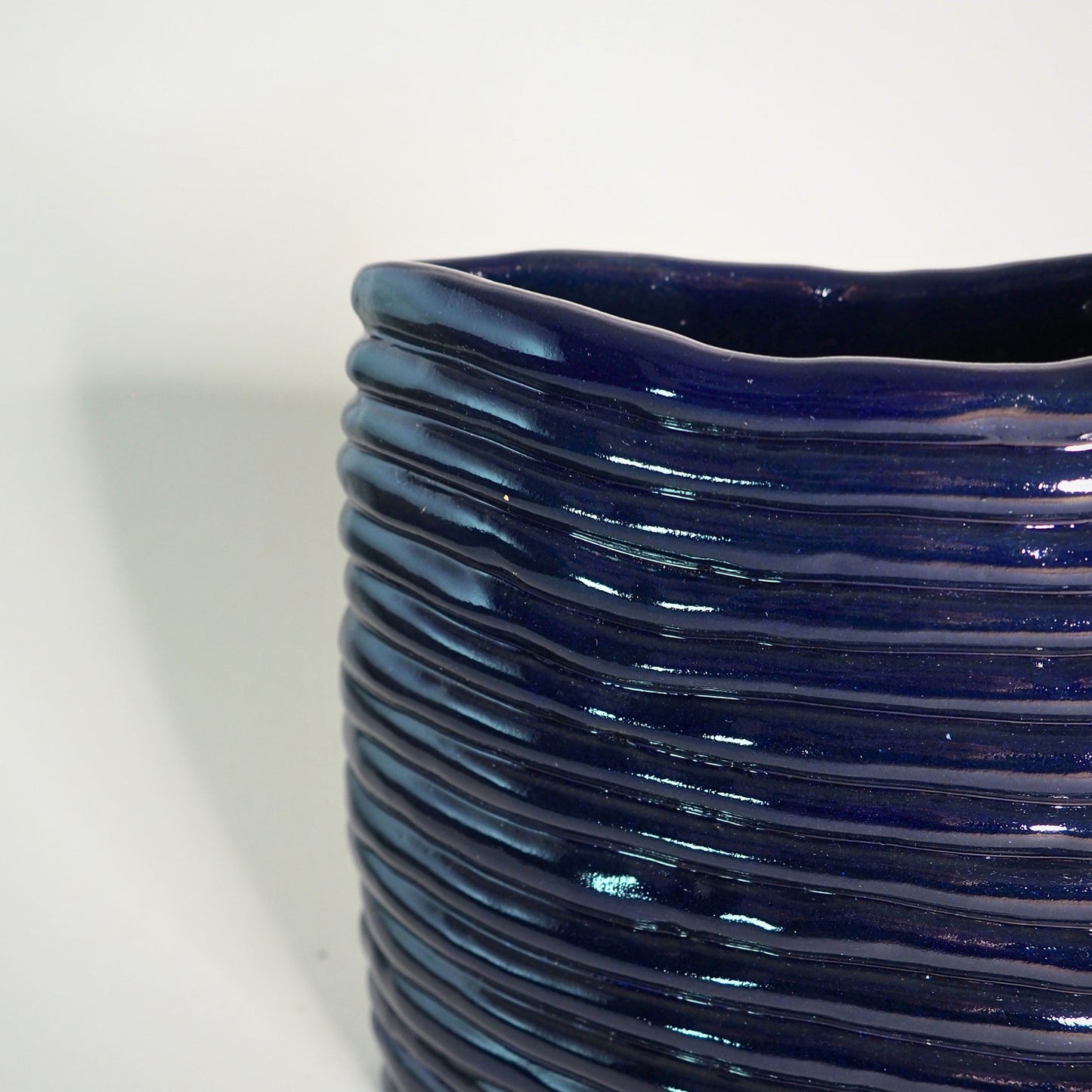 Blue coil Vase - Lily Teitelbaum - Keracult