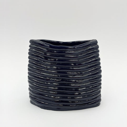 Blue coil Vase - Lily Teitelbaum - Keracult