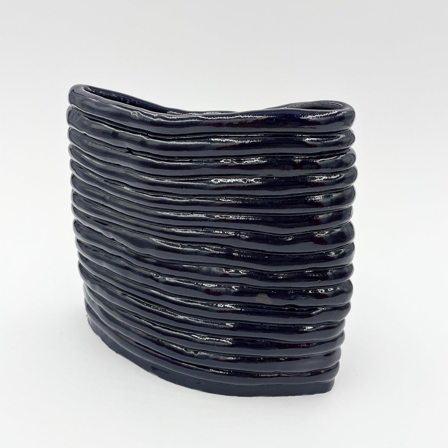 Blue coil Vase - Lily Teitelbaum - Keracult